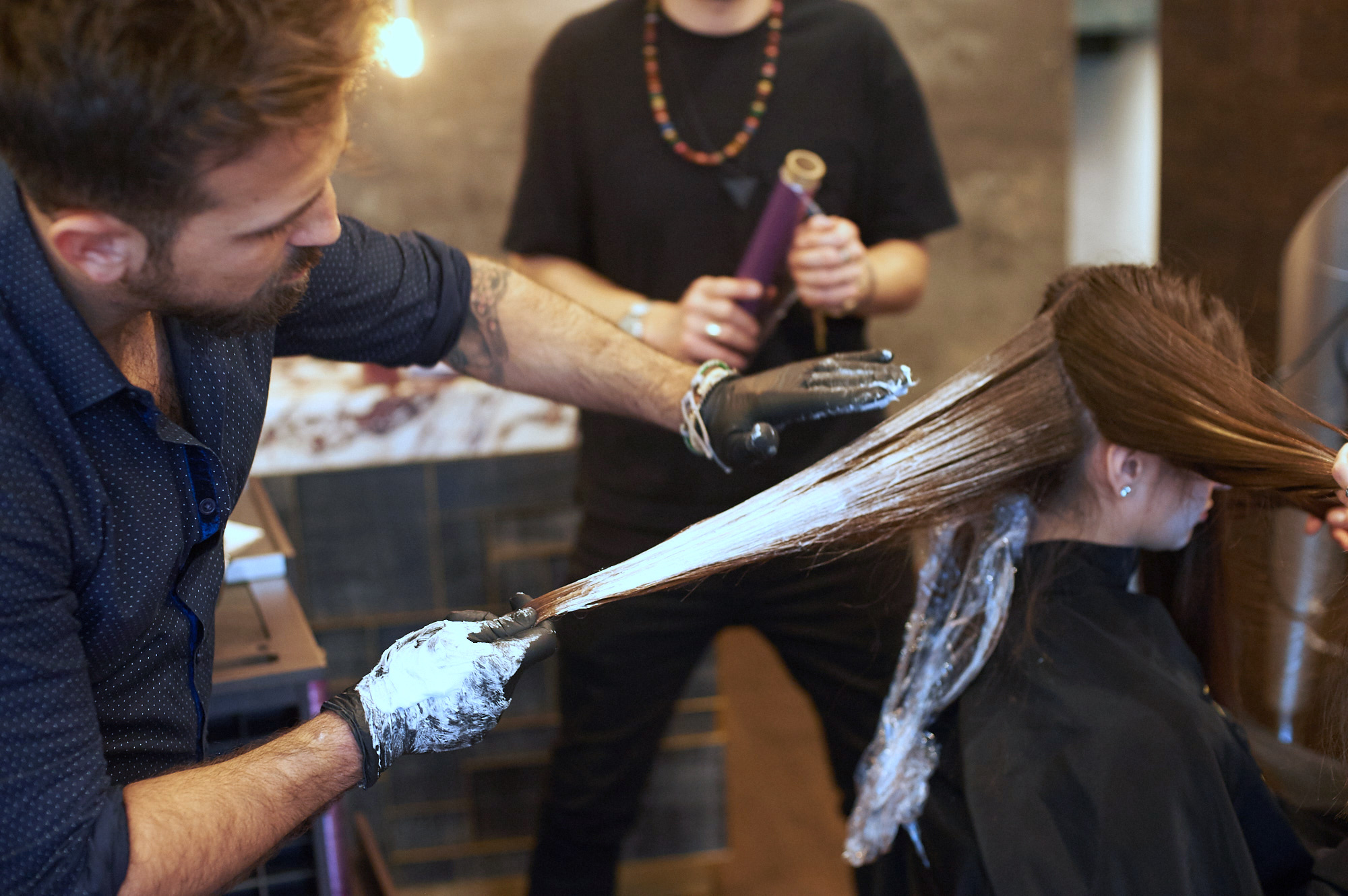 Hair coloring technique